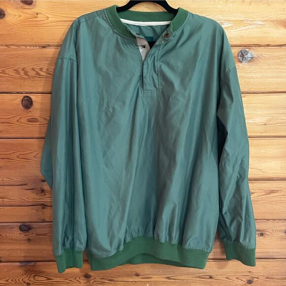 Catalina Green Long‎ Sleeve Snap Mens Large - Picture 1 of 6